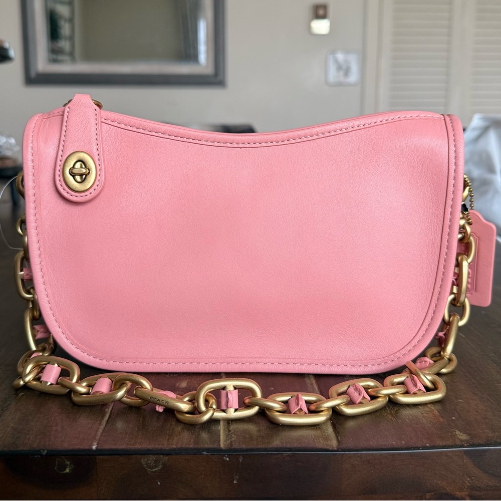 Coach Swinger in Candy Pink NWT